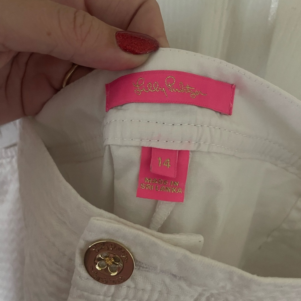 Lilly Pulitzer Colette Scallop Hem Skort - Picture 5 of 7